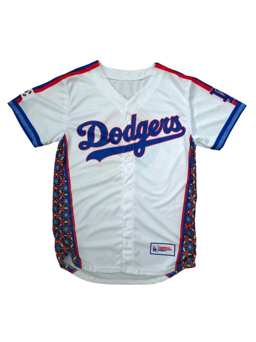 2023 Los Angeles Dodgers Korean Heritage Night Promotional Jersey Tiger Design M